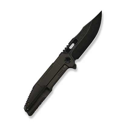 WE Knife Co., Ltd™ Barracks Frame Lock WE25078-2 Bronze Anodized 6AL4V Titanium M390 Stainless Steel Pocket Knife