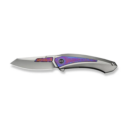 WE Knife Co., Ltd™ Suisei Liner Lock WE25086-4 Bead-Blast 6AL4V Titanium and Timascus M390 Stainless Steel Pocket Knife
