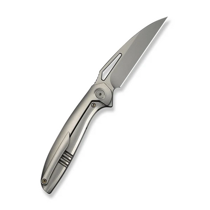 WE Knife Co., Ltd™ Tiercel Frame Lock WE26021-2 Gray 6AL4V Titanium CPM MagnaCut Stainless Steel Pocket Knife