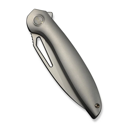 WE Knife Co., Ltd™ Tiercel Frame Lock WE26021-2 Gray 6AL4V Titanium CPM MagnaCut Stainless Steel Pocket Knife