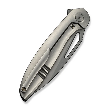 WE Knife Co., Ltd™ Tiercel Frame Lock WE26021-2 Gray 6AL4V Titanium CPM MagnaCut Stainless Steel Pocket Knife