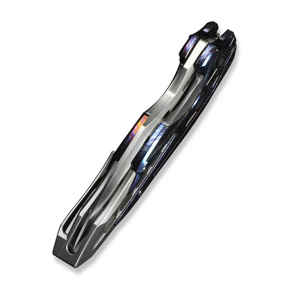 WE Knife Co., Ltd™ Arrakis Frame Lock 906K Flamed & Gray 6AL4V Titanium Vanax Stainless Steel Pocket Knife
