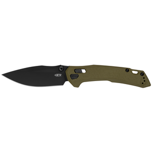 Zero Tolerance Knives™ Crossbar Lock 0203 Olive G10 CPM M4 Carbon Steel Pocket Knife
