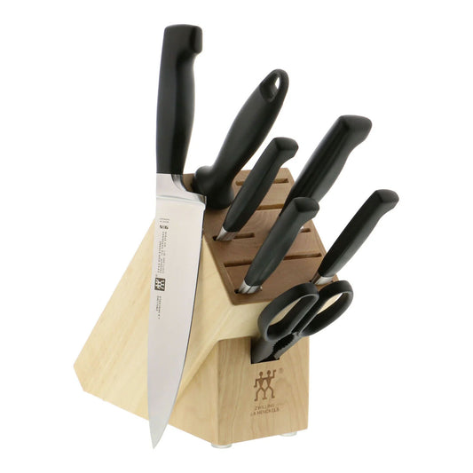 ZWILLING J.A. Henckels, LLC™ 8-piece Kitchen Block Set 35065-700 Black Polypropylene SIGMAFORGE High-Carbon Stainless Steel