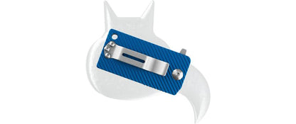 Black Fox Knives™ B.key Liner Lock BF-750 BL Blue Aluminum 440A Stainless Steel Pocket Knife