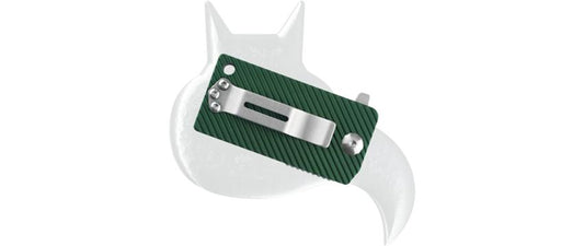 Black Fox Knives™ B.key Liner Lock BF-750OD OD Green Aluminum 440A Stainless Steel Pocket Knife