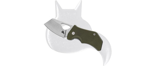 Black Fox Knives™ Kit Frame Lock BF-752 OD OD Green G10 440C Stainless Steel Pocket Knife