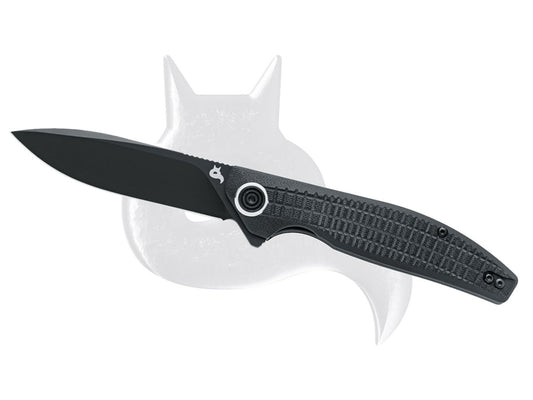 Black Fox Knives™ Artia Liner Lock 765 Black G-10 D2 Semi-Stainless Steel Pocket Knife