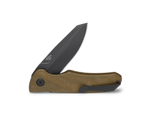 Buck Sprint Ops Liner Lock 0843GRS-B OD Green Canvas Micarta & S35VN Stainless Steel Pocket Knife