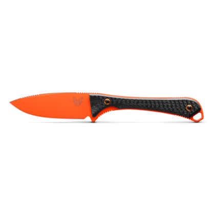 Benchmade, Inc.™ Altitude Fixed Blade 15201OR Orange Cpm-s90v and Carbon Fiber CPM S90V Stainless Steel Knife