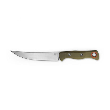 Benchmade, Inc.™ Meatcrafter Fixed Blade 15500-3 OD Green G10 CPM S45VN Stainless Steel Knife