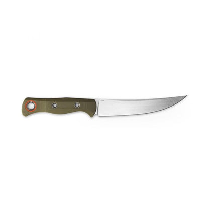 Benchmade, Inc.™ Meatcrafter Fixed Blade 15500-3 OD Green G10 CPM S45VN Stainless Steel Knife