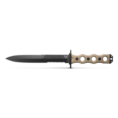 Benchmade, Inc.™ Socp Fixed Blade Dagger 185SBK-1 Desert Tan G10 CPM 3V Carbon Steel Knife