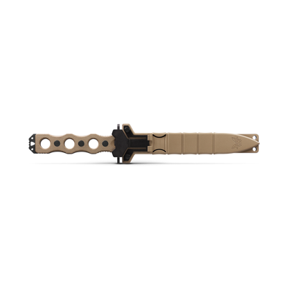 Benchmade, Inc.™ Socp Fixed Blade Dagger 185SBK-1 Desert Tan G10 CPM 3V Carbon Steel Knife