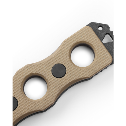 Benchmade, Inc.™ Socp Fixed Blade Dagger 185SBK-1 Desert Tan G10 CPM 3V Carbon Steel Knife