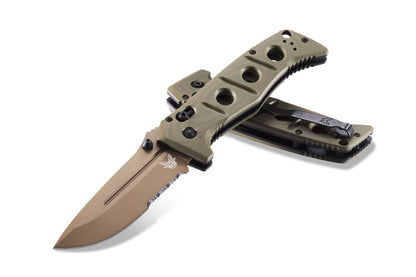 Benchmade, Inc.™ Adamas 275SFE-2 OD Green G10 CPM-CruWear Steel Pocket Knife