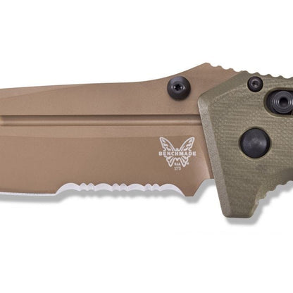 Benchmade, Inc.™ Adamas 275SFE-2 OD Green G10 CPM-CruWear Steel Pocket Knife