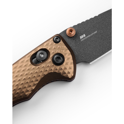 Benchmade, Inc.™ Full Immunity Lever Lock 290BK-1 Flat Dark Earth Aluminum CPM-M4 Carbon Steel Pocket Knife