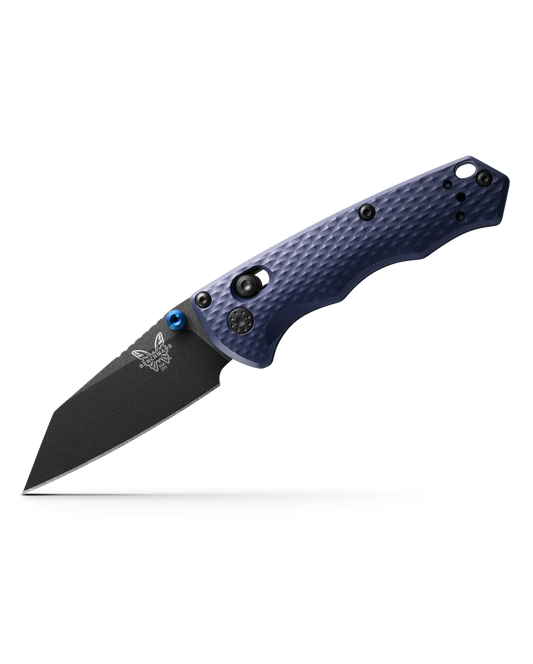 Benchmade, Inc.™ Full Immunity Lever Lock BM290BK Crater Blue Aluminum CPM-M4 Carbon Steel Pocket Knife