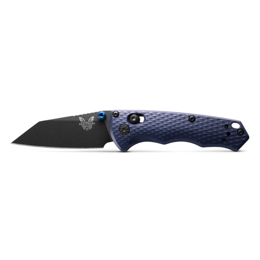 Benchmade, Inc.™ Full Immunity Lever Lock BM290BK Crater Blue Aluminum CPM-M4 Carbon Steel Pocket Knife