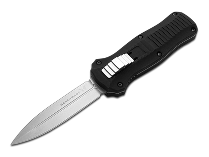 Benchmade, Inc.™ Mini Infidel OTF 3350 Black Anodized 6061-T6 Aluminum D2 Semi-Stainless Steel Pocket Knife
