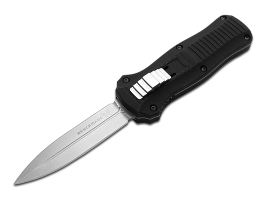 Benchmade, Inc.™ Mini Infidel OTF 3350 Black Anodized 6061-T6 Aluminum D2 Semi-Stainless Steel Pocket Knife