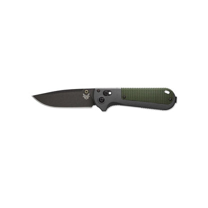 Benchmade, Inc.™ Redoubt 430BK Gray & Green Grivory CPM D2 Semi-Stainless Steel Pocket Knife