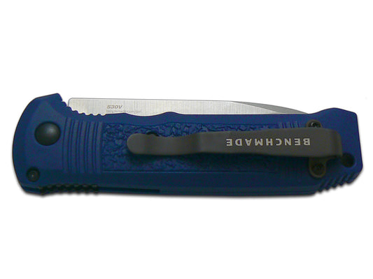 Benchmade, Inc.™ Auto Casbah 4400-1 Blue Grivory CPM S30V Stainless Steel Pocket Knife