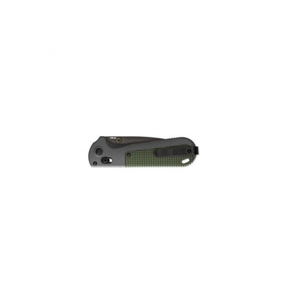 Benchmade, Inc.™ Redoubt 430BK Gray & Green Grivory CPM D2 Semi-Stainless Steel Pocket Knife