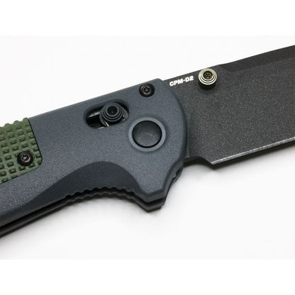 Benchmade, Inc.™ Redoubt 430BK Gray & Green Grivory CPM D2 Semi-Stainless Steel Pocket Knife