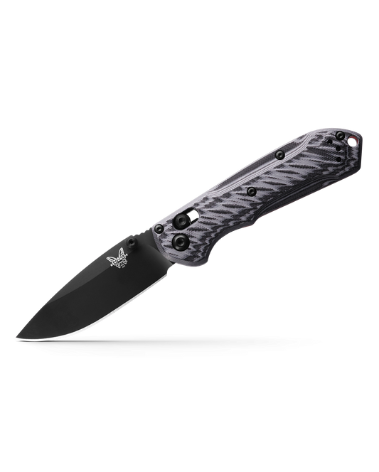 Benchmade, Inc.™ Mini Freek 565BK-02 Black & Gray G10 CPM M4 Carbon Steel Pocket Knife
