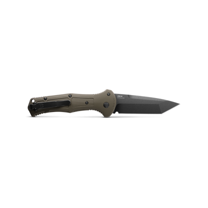 Benchmade, Inc.™ Claymore Auto 9071BK-1 Ranger Green Grivory CPM D2 Semi-Stainless Steel Pocket Knife