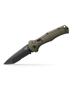 Benchmade, Inc.™ Claymore Auto 9071SBK-1 Ranger Green Grivory CPM D2 Semi-Stainless Steel Pocket Knife