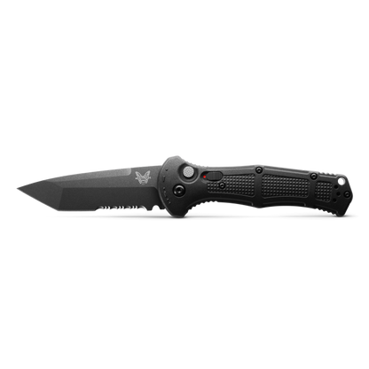 Benchmade, Inc.™ Claymore Auto 9071SBK Black Grivory CPM D2 Semi-Stainless Steel Pocket Knife