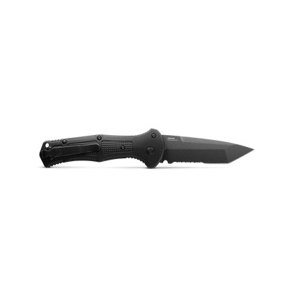 Benchmade, Inc.™ Claymore Auto 9071SBK Black Grivory CPM D2 Semi-Stainless Steel Pocket Knife