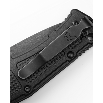 Benchmade, Inc.™ Claymore Auto 9071SBK Black Grivory CPM D2 Semi-Stainless Steel Pocket Knife