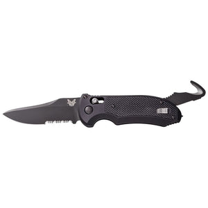 Benchmade, Inc.™ Triage Auto 9170SBK Black G10 and Black Aluminum N680 Stainless Steel Pocket Knife