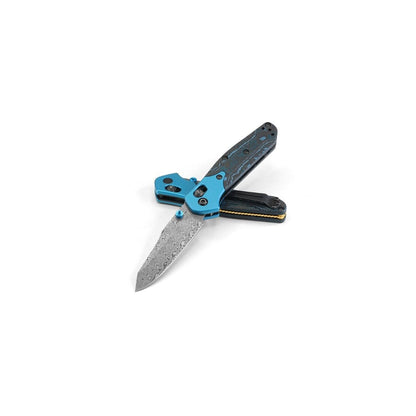 Benchmade, Inc.™ Mini Osborne 945-221 Arctic Storm Fat Carbon Damasteel Pocket Knife