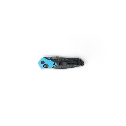 Benchmade, Inc.™ Mini Osborne 945-221 Arctic Storm Fat Carbon Damasteel Pocket Knife