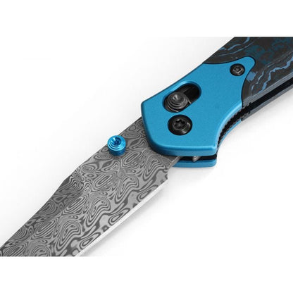 Benchmade, Inc.™ Mini Osborne 945-221 Arctic Storm Fat Carbon Damasteel Pocket Knife