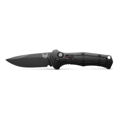 Benchmade, Inc.™ Mini Claymore Auto 9570BK Black Grivory CPM D2 Semi-Stainless Steel Pocket Knife