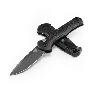 Benchmade, Inc.™ Mini Claymore Auto 9570BK Black Grivory CPM D2 Semi-Stainless Steel Pocket Knife