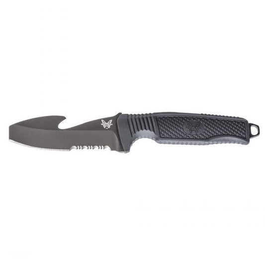 Benchmade, Inc.™ Fixed Blade H2O Dive Knife 112SBK-BLK Black Rubber N680 Stainless Steel Knife