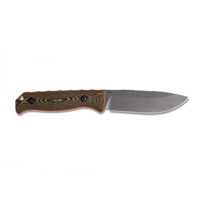 Benchmade, Inc.™ Saddle Mountain Skinner Fixed Blade 15002-1 Richlite and Orange G10 CPM-S90V Stainless Steel Knife