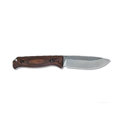 Benchmade, Inc.™ Saddle Mountain Skinner Fixed Blade 15002 Stabilized Wood CPM-S30V Stainless Steel Knife