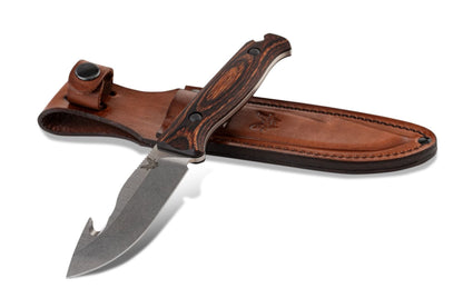 Benchmade, Inc.™ Saddle Mountain Skinner Fixed Blade 15004 Stabilized Wood CPM-S30V Stainless Steel Knife