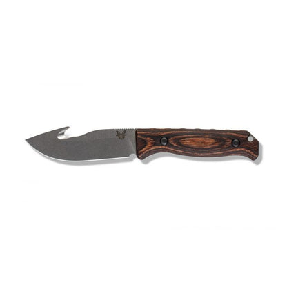 Benchmade, Inc.™ Saddle Mountain Skinner Fixed Blade 15004 Stabilized Wood CPM-S30V Stainless Steel Knife