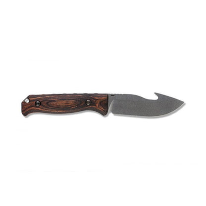 Benchmade, Inc.™ Saddle Mountain Skinner Fixed Blade 15004 Stabilized Wood CPM-S30V Stainless Steel Knife