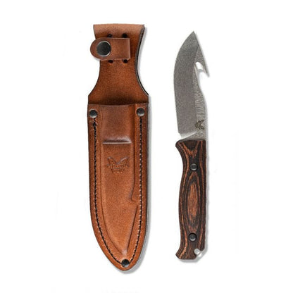 Benchmade, Inc.™ Saddle Mountain Skinner Fixed Blade 15004 Stabilized Wood CPM-S30V Stainless Steel Knife