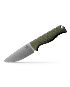 Benchmade, Inc.™ Steep Country Fixed Blade 15006-01 Dark Olive Santoprene CPM-S30V Stainless Steel Knife
